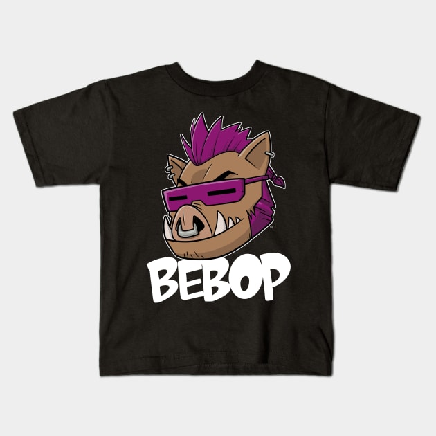 TMNT Bebop Kids T-Shirt by natexopher